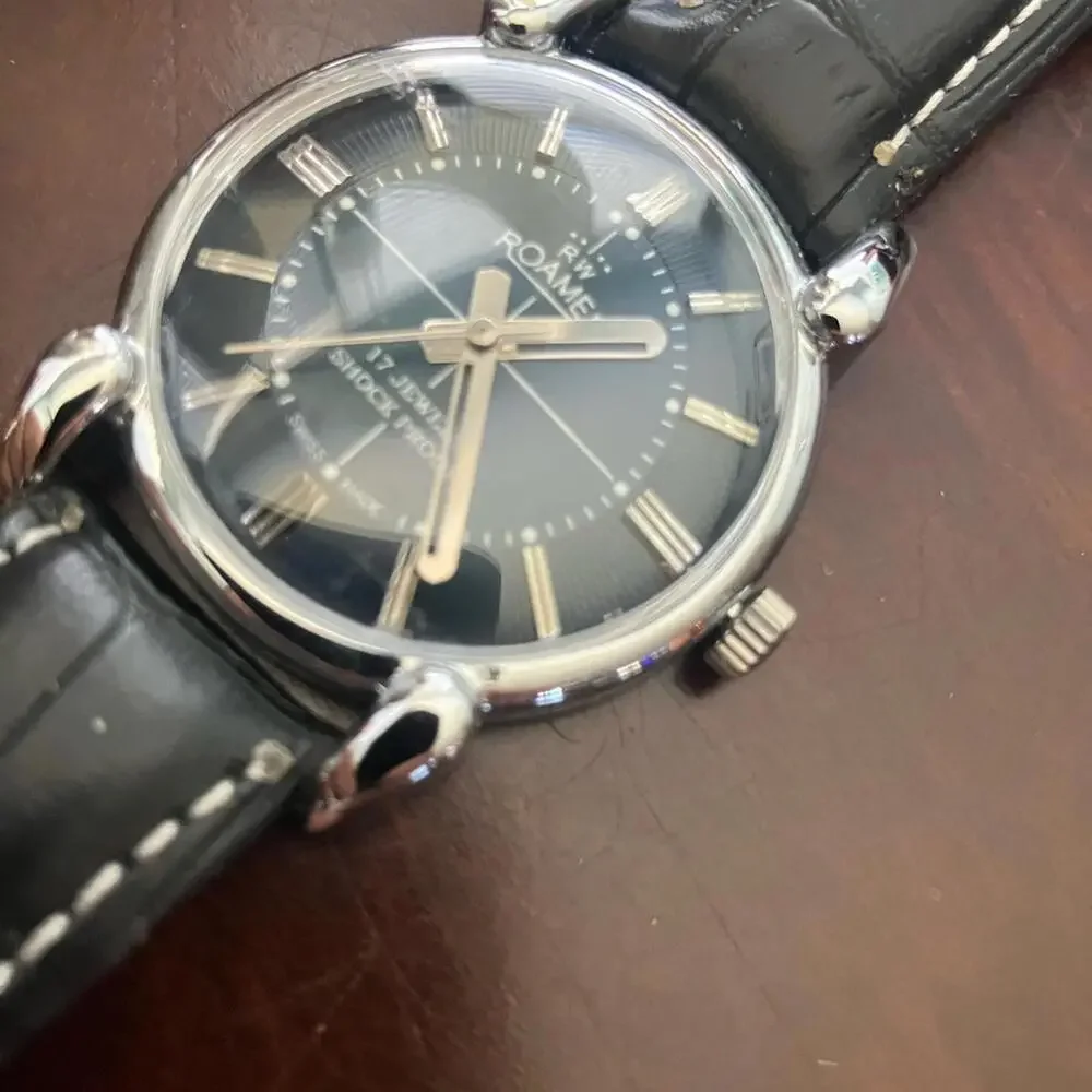 Roamer‎ vintage 1970s Hand Wind Rare Men's Watch